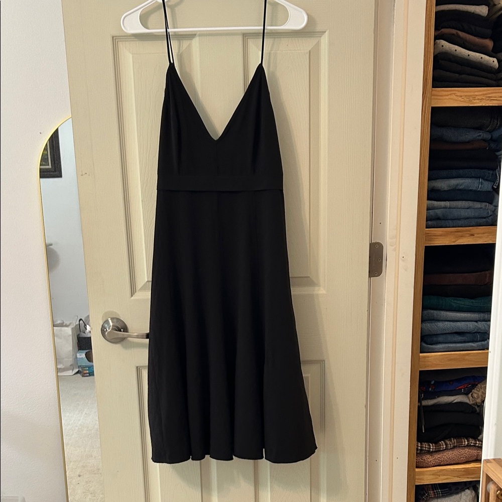 Free People Black Strapless Dress